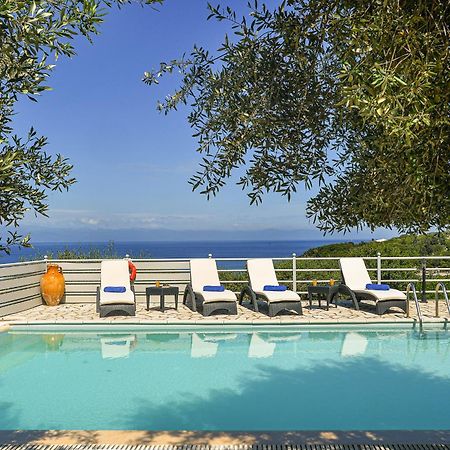 Porto Ozias Lioniskari Seaviews - Paxoi'S Private Pool Oasisヴィラ エクステリア 写真