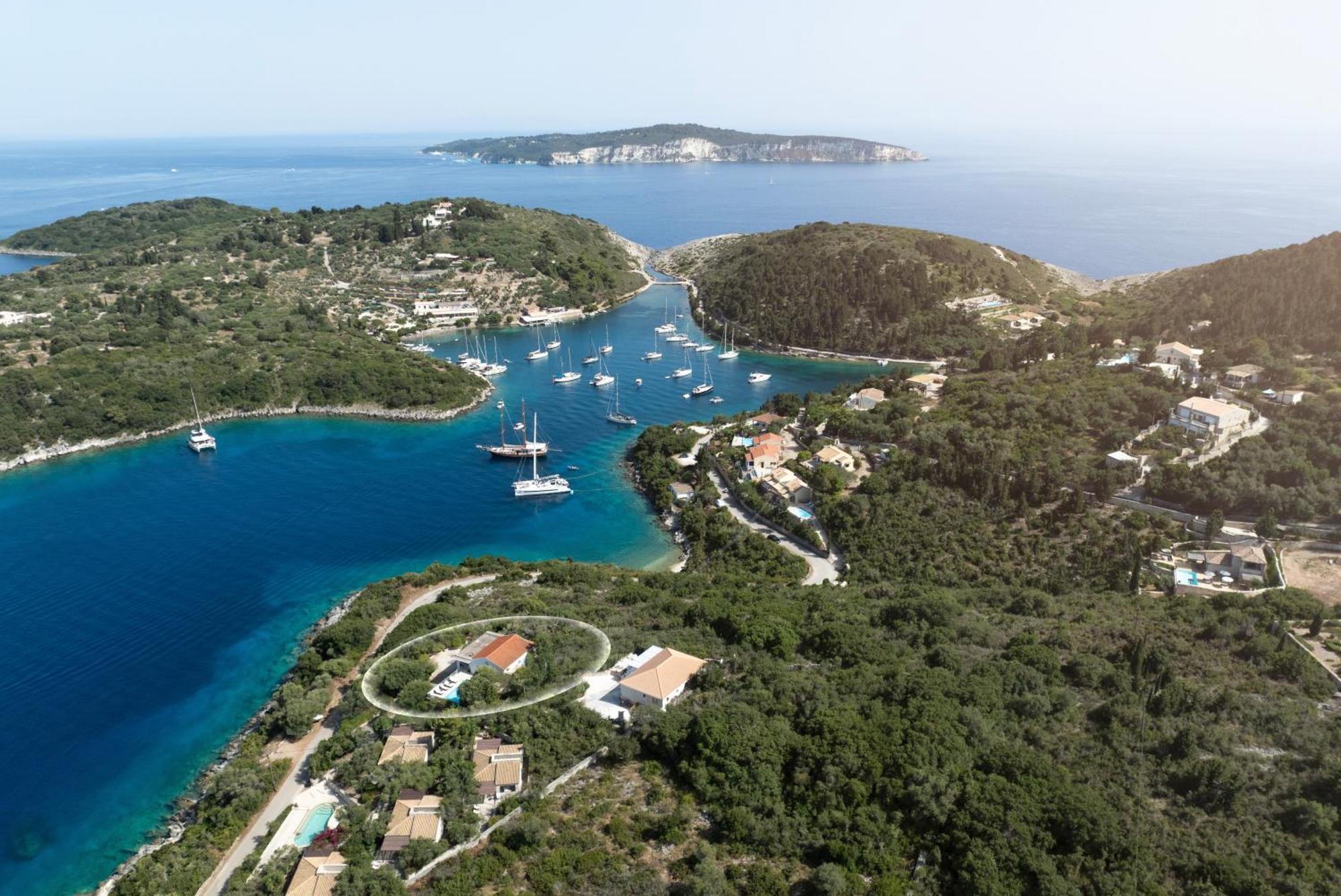 Porto Ozias Lioniskari Seaviews - Paxoi'S Private Pool Oasisヴィラ エクステリア 写真